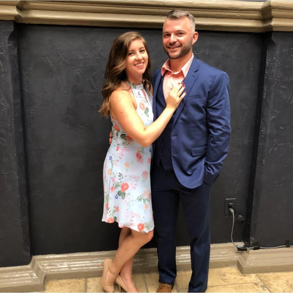 At Kelsey and Adam's wedding, we clean up nice!