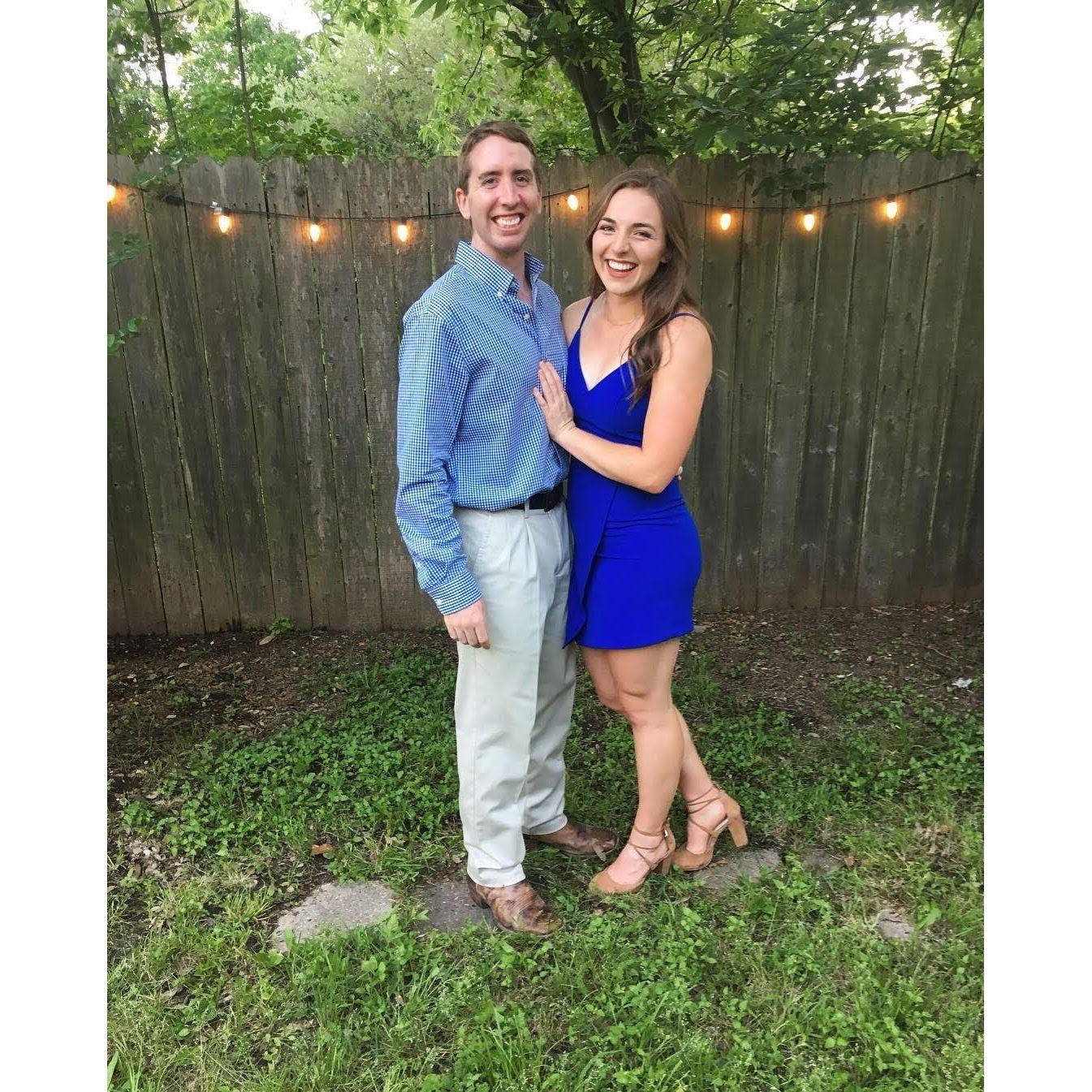 First "couple" photo aka letting all our friends know we liked each other