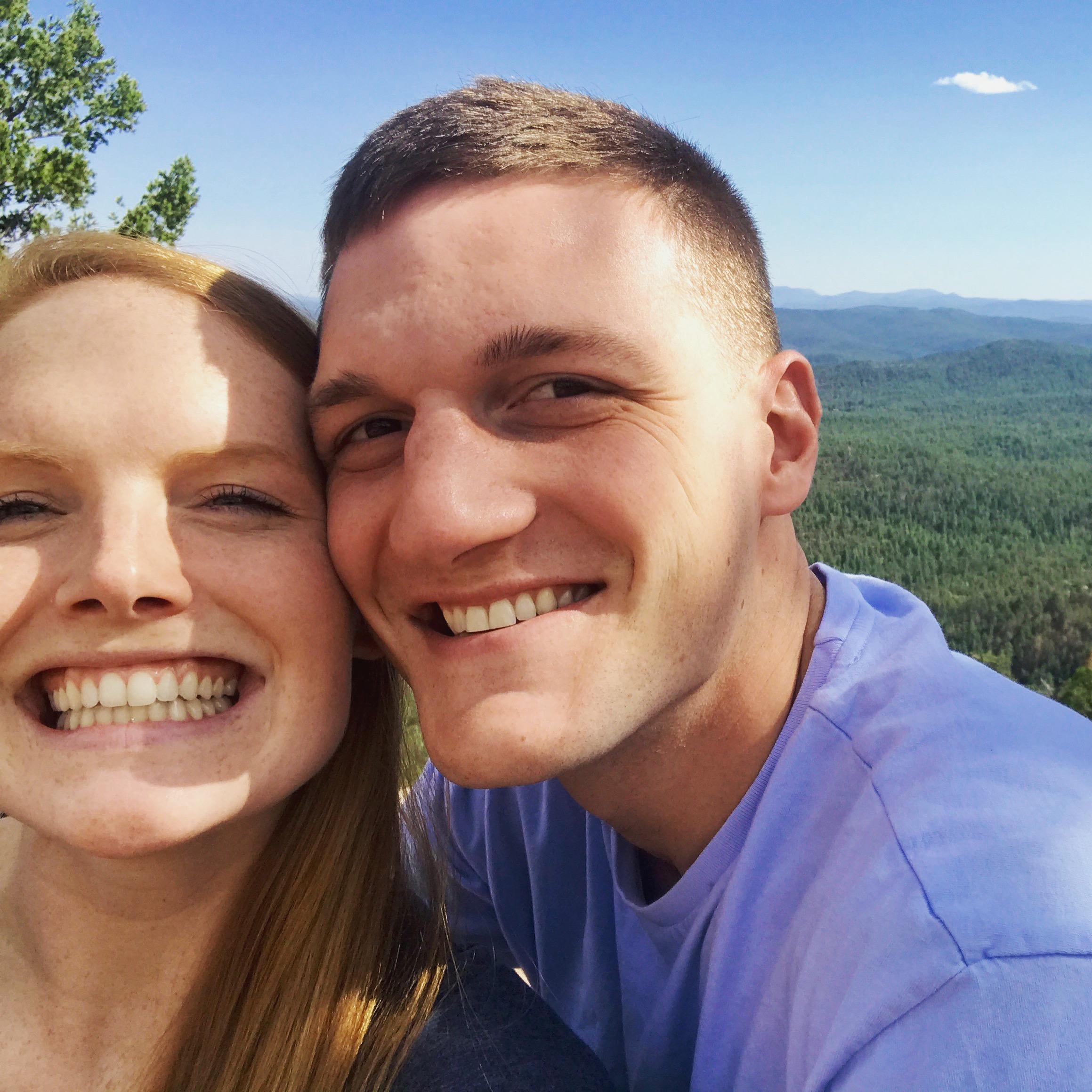 We ACTUALLY smiled like this the whole time we drove from coast to coast