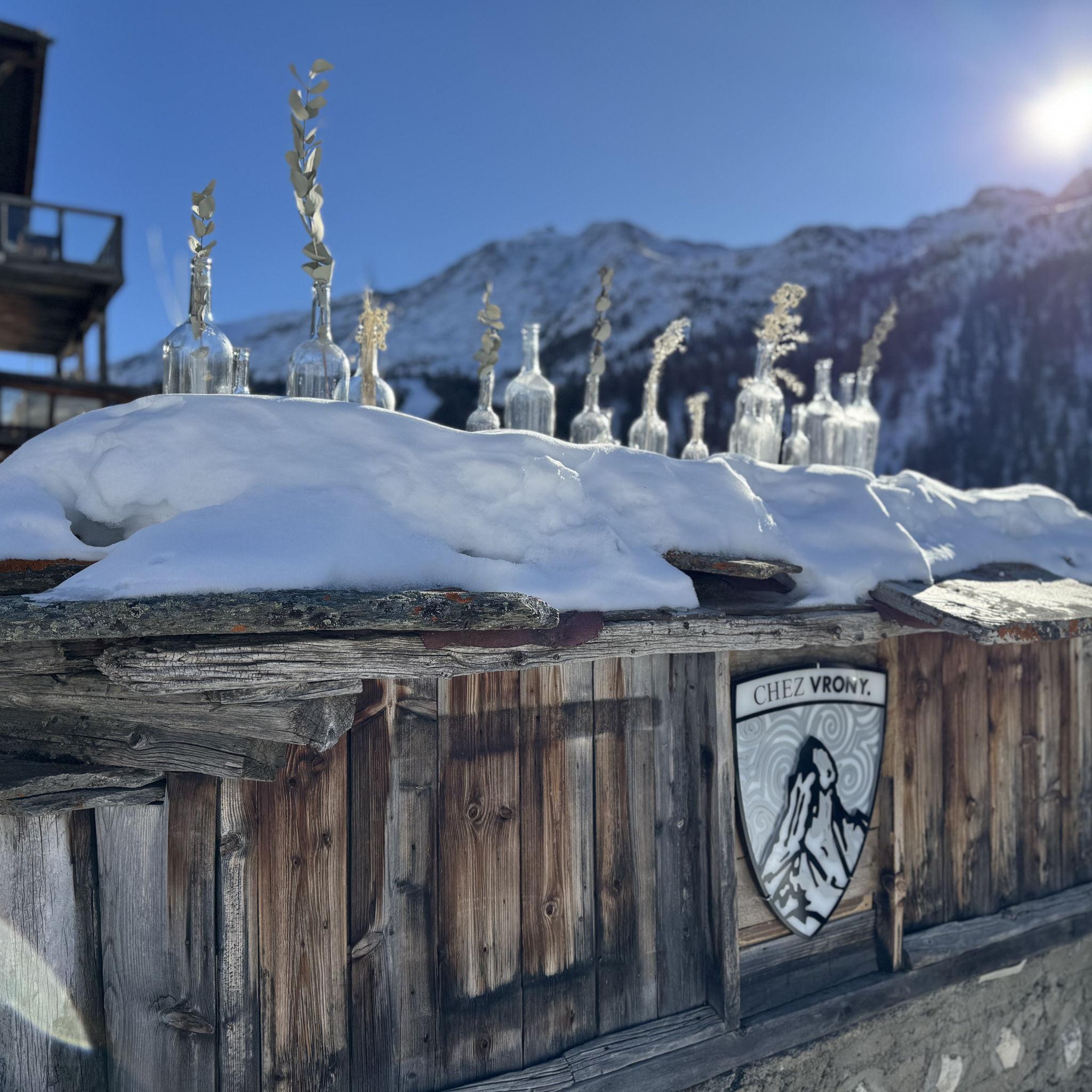 Chez Vrony, the most beautiful and delicious restaurant on the slopes! Ashleigh obsessed over going here for months prior to the trip. We even got to meet the owner who it is named after, Vrony!