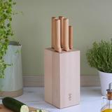 5-Piece Dinner Knife Set with Block