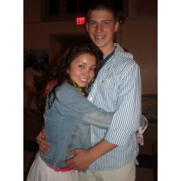 Our first photo together - circa 2009 at a friend's sweet 16th birthday party