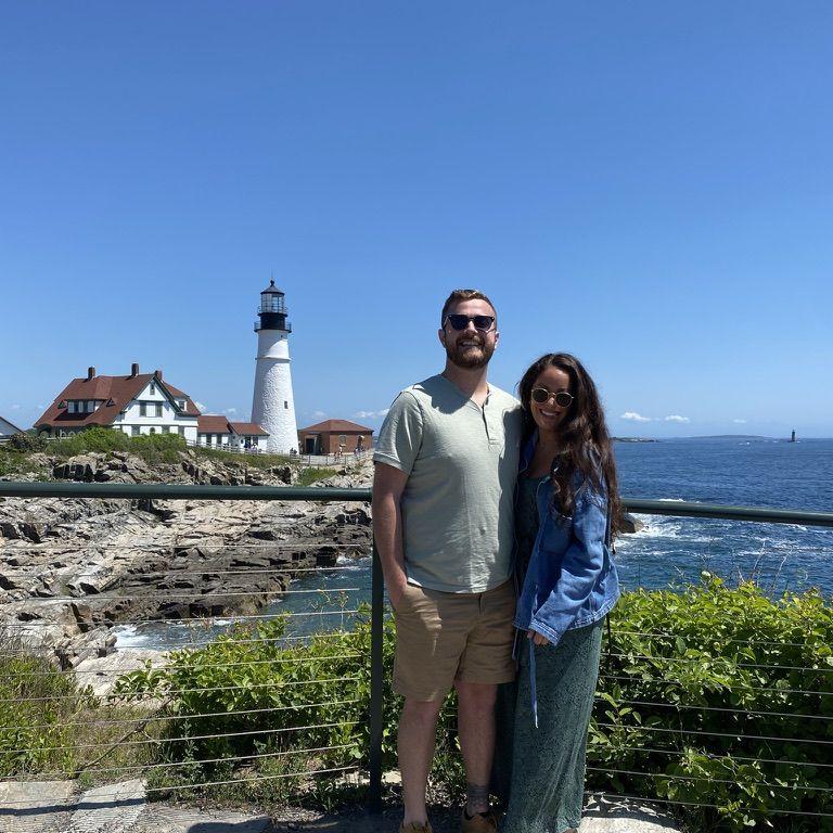 Our first trip to Maine, visiting Dani's cousin Rachel & her husband, Steve!
