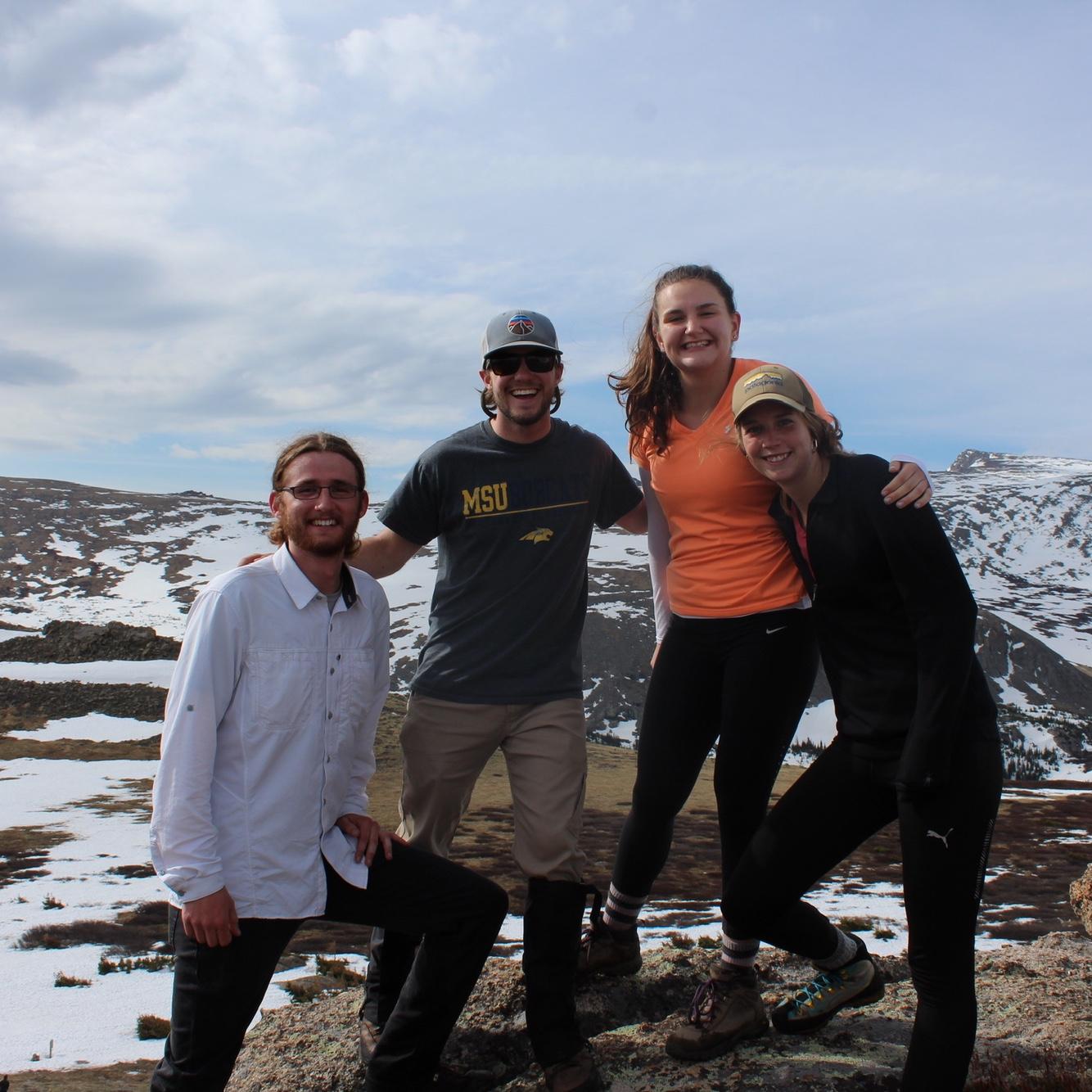CSU Mountain Campus Summer!
Dom, Blake, Cierra, Veronica in 2016.