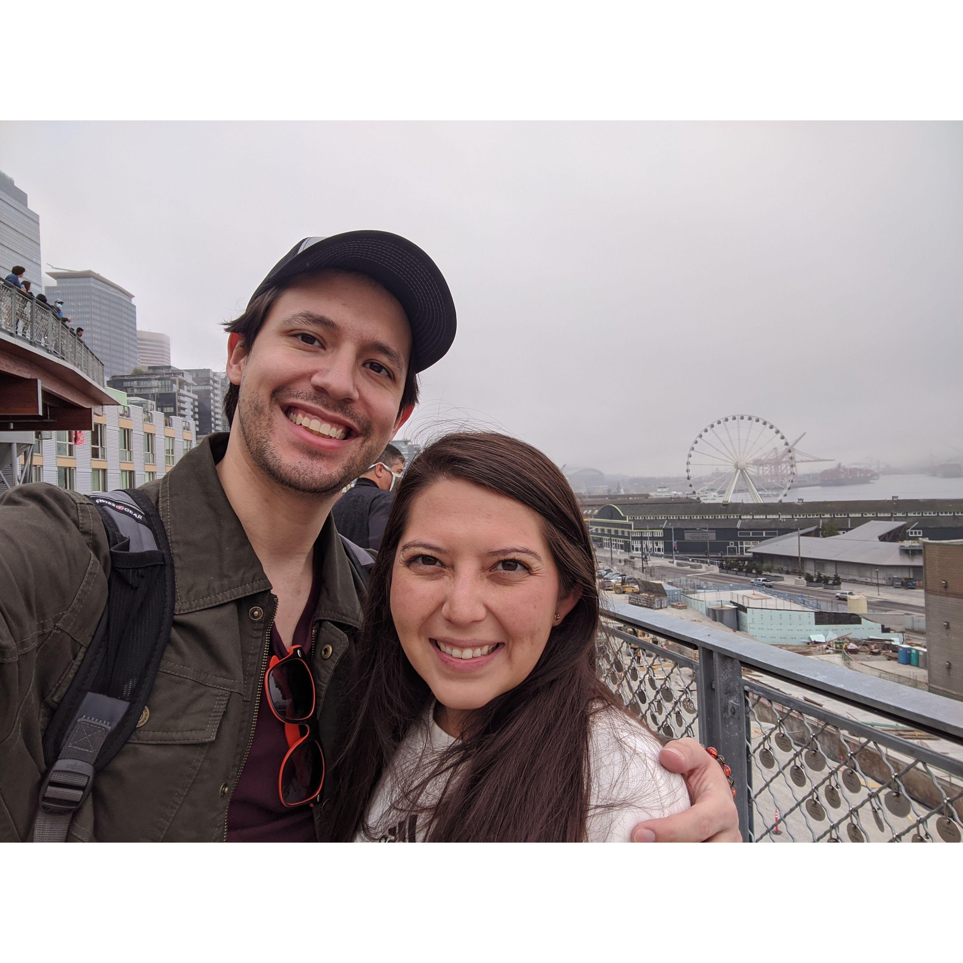 Cloudy day in Seattle, WA