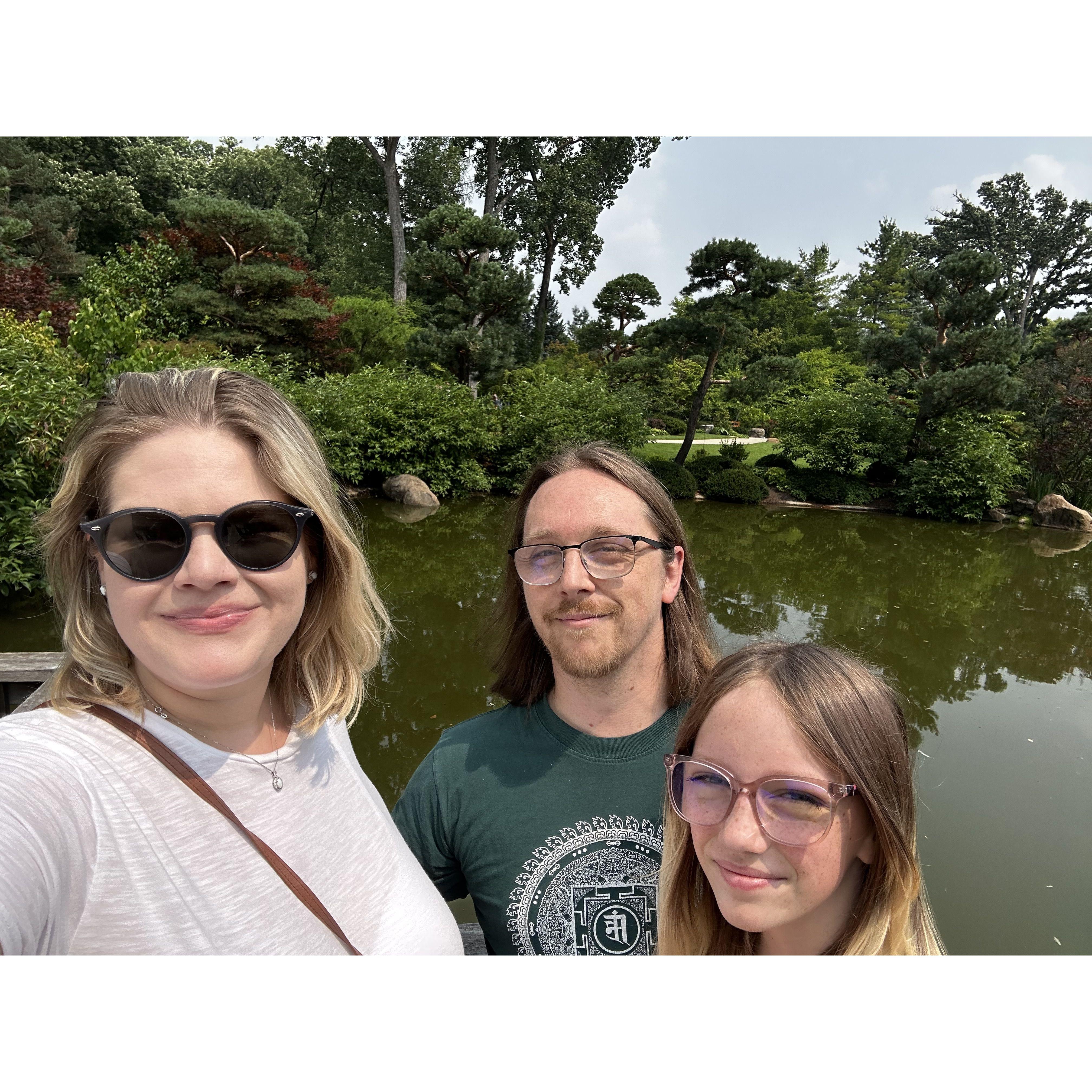 We love the Japanese Botanical Garden in Rockford, IL, even though we've only be once, lol