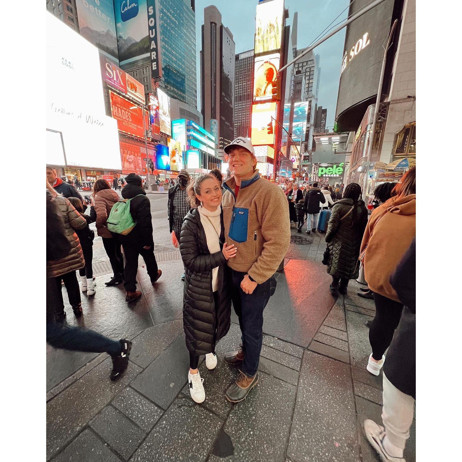 Our 1 year anniversary in NYC! January 18, 2023