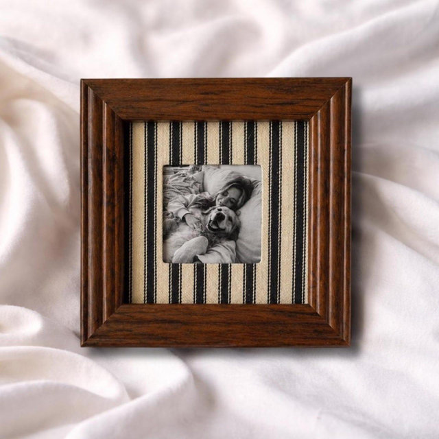 Personalised Fabric Wrapped Photo Frame | Custom Uploaded Photo Gift