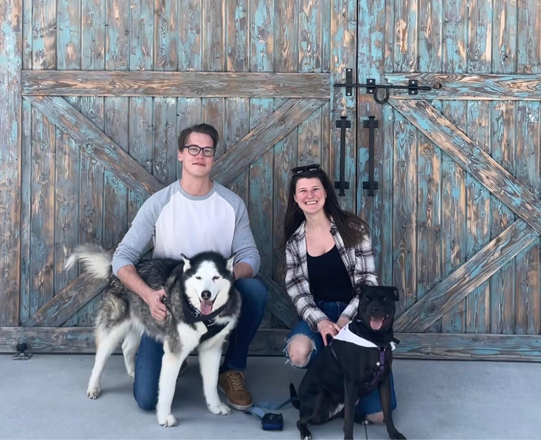 Introducing beas and leia to our wedding venue