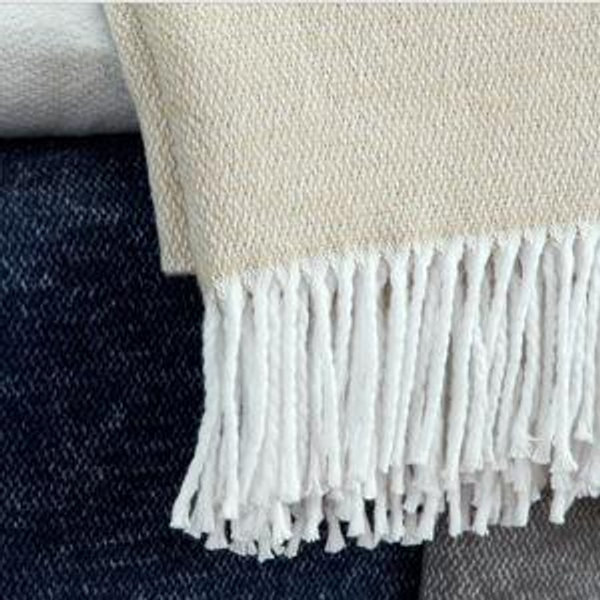 Matouk Pezzo Fringe Throw Blanket