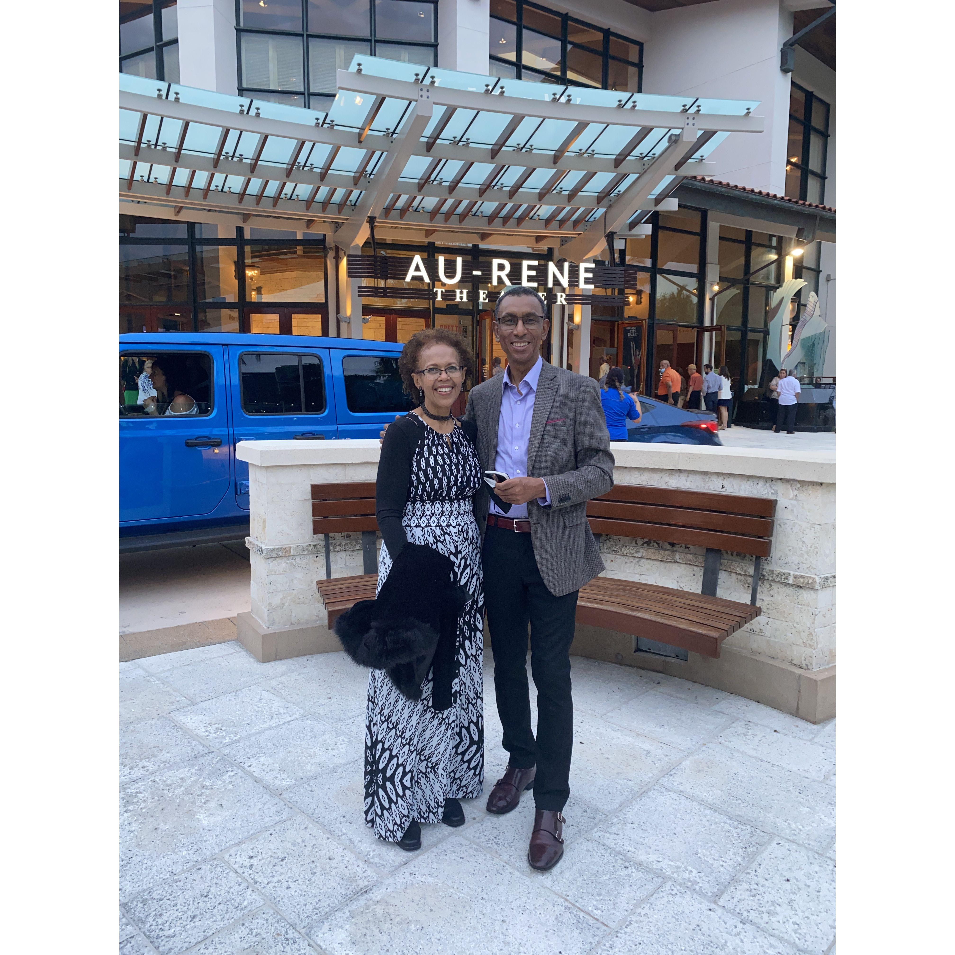At a Piano Guys concert, where Yvette was delighted to hear her favorite - their beautiful rendition of "Sweet Child o' Mine," at the Broward Center for the Performing Arts.