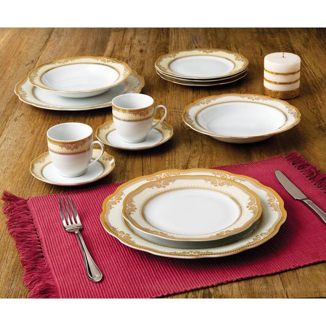 Isabella 24 Piece Dinnerware Set, Service for 4
