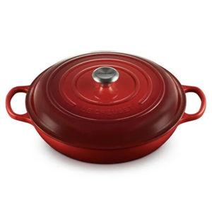 Le Creuset Signature Braiser 5-quart (Cerise color)