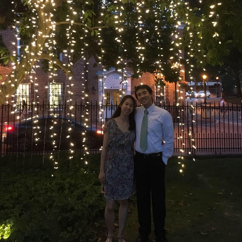 Enjoying Maryland festivities at the governor's mansion!