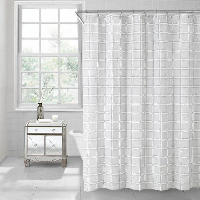 Amora 72-Inch x 72-Inch Shower Curtain in Grey