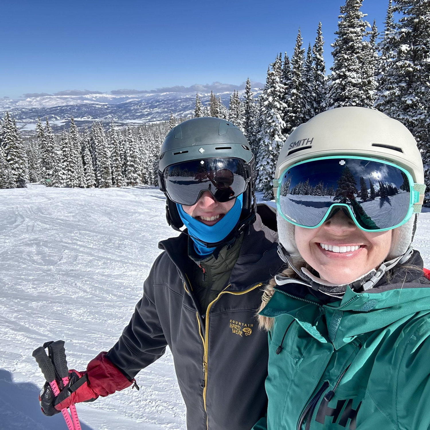 Skiing in Vail.