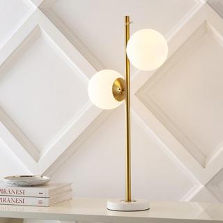Amelie 2-Light Coastal Vintage LED Table Lamp