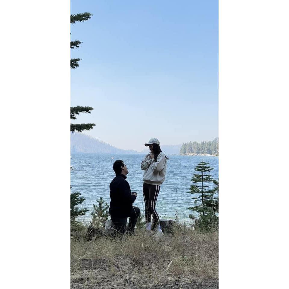 When he popped the question <3