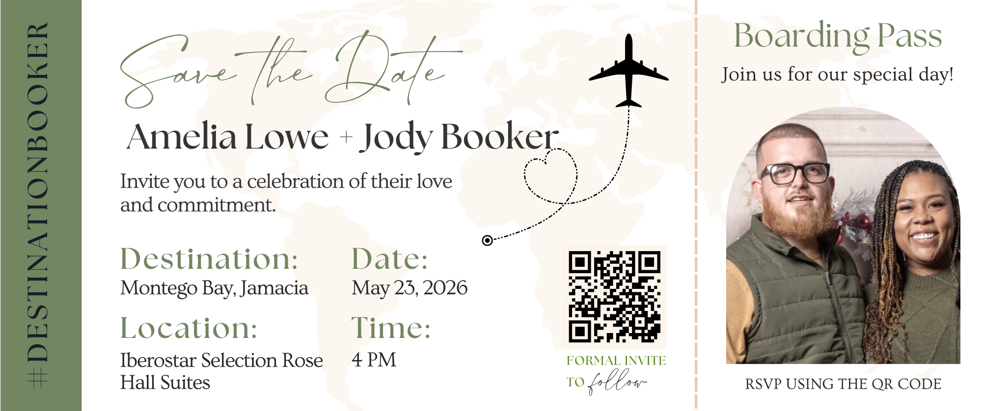 The Wedding Website of Amelia Lowe and Jody Booker