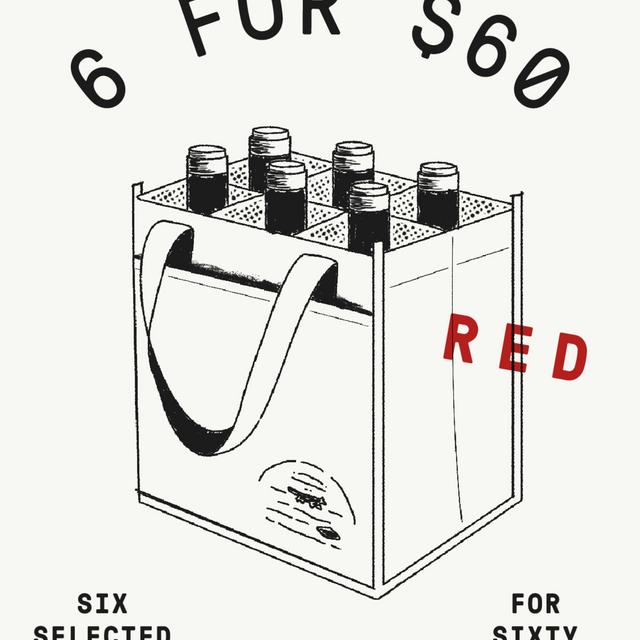 Woodland Wine Merchant All Red 6 for $60