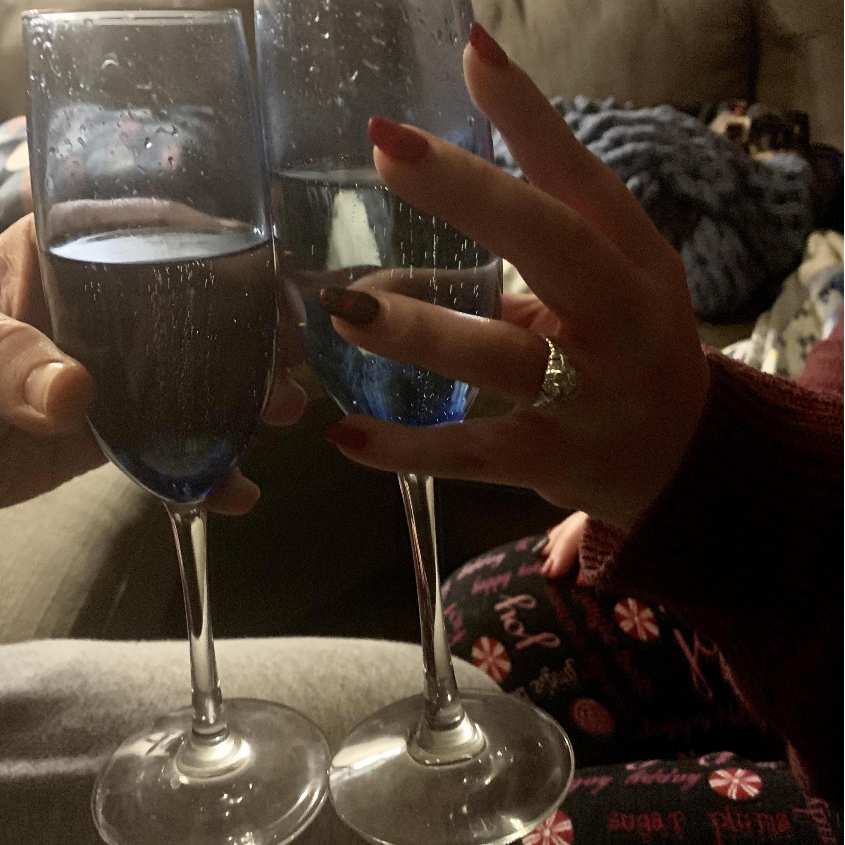 Engagement cheers!