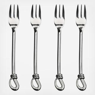 Twist Cocktail Fork, Set of 4