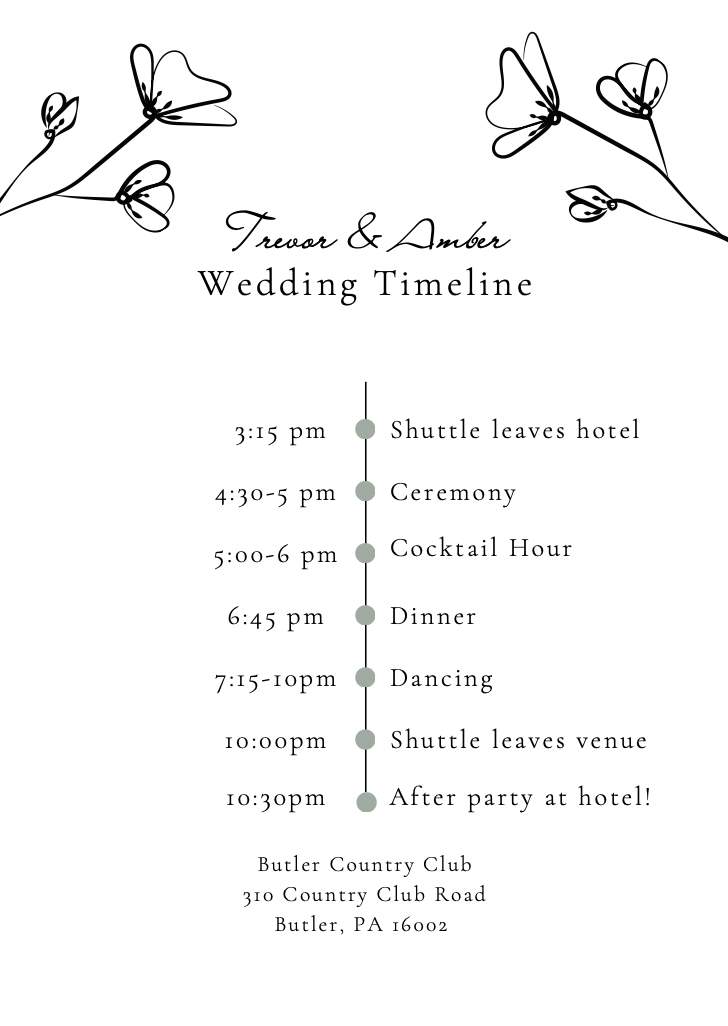 The Wedding Website of Amber Fichter and Trevor Nelson