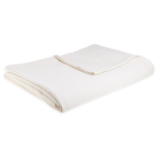 Nestwell™ Flatweave MicroCotton® Full/Queen Blanket in Ivory