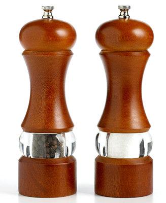 7.5" Walnut Acrylic Salt and Pepper Mill