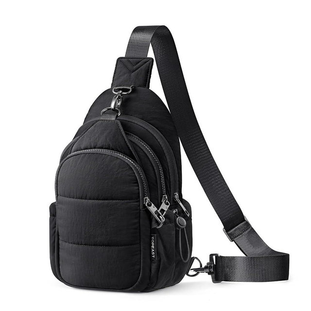 TOPEAST Sling Bag for Women, Anti-Theft Crossbody Bag with RFID Blocking & Water Bottle Holder for Travel, Water-resistant