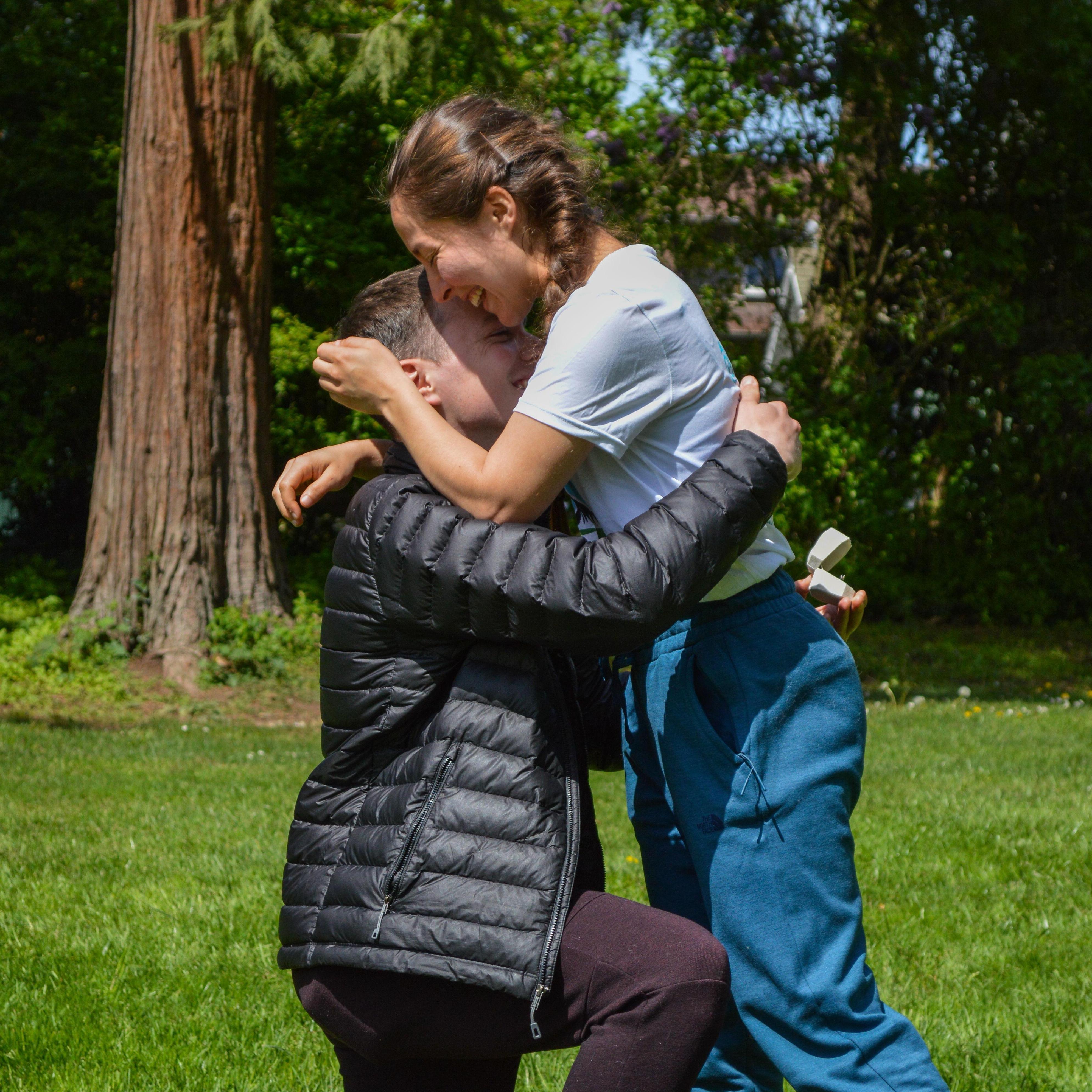 She said yes!