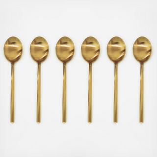 Due Ice Oro 6-Piece Coffee Spoon Set