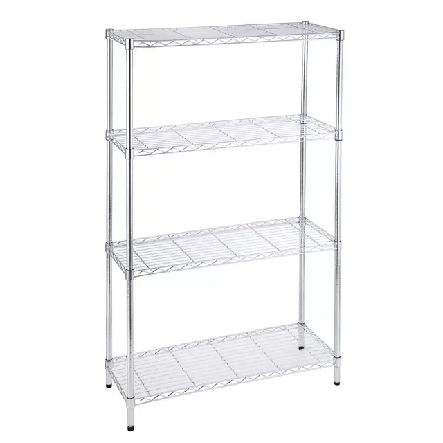 Simply Essential™ 4-Tier Heavy Duty Metal Shelving Unit
