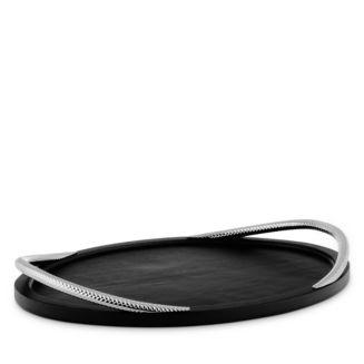 Nambé Braid Noir Serving Tray - 100% Exclusive