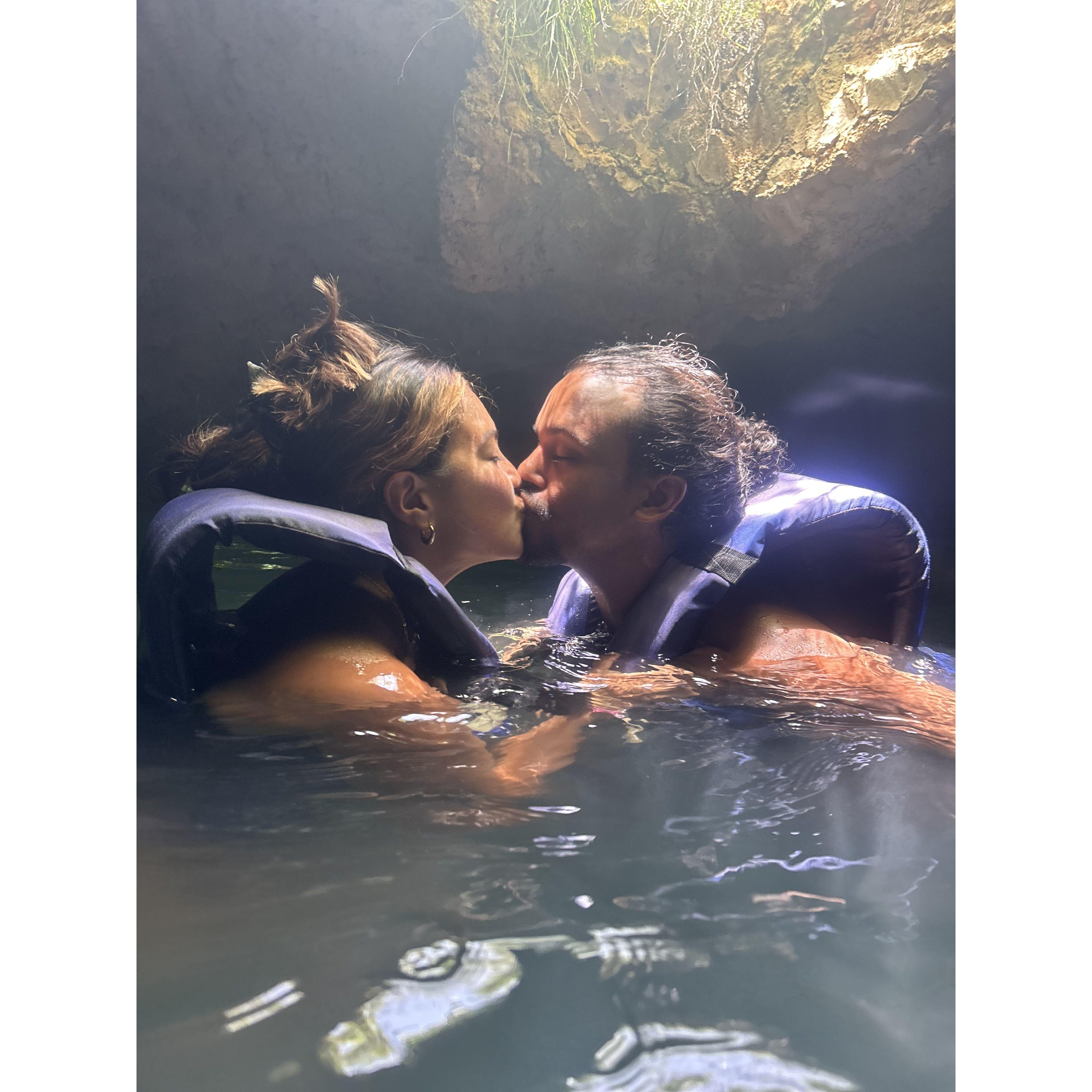 Under water caving in Dominican Republic!