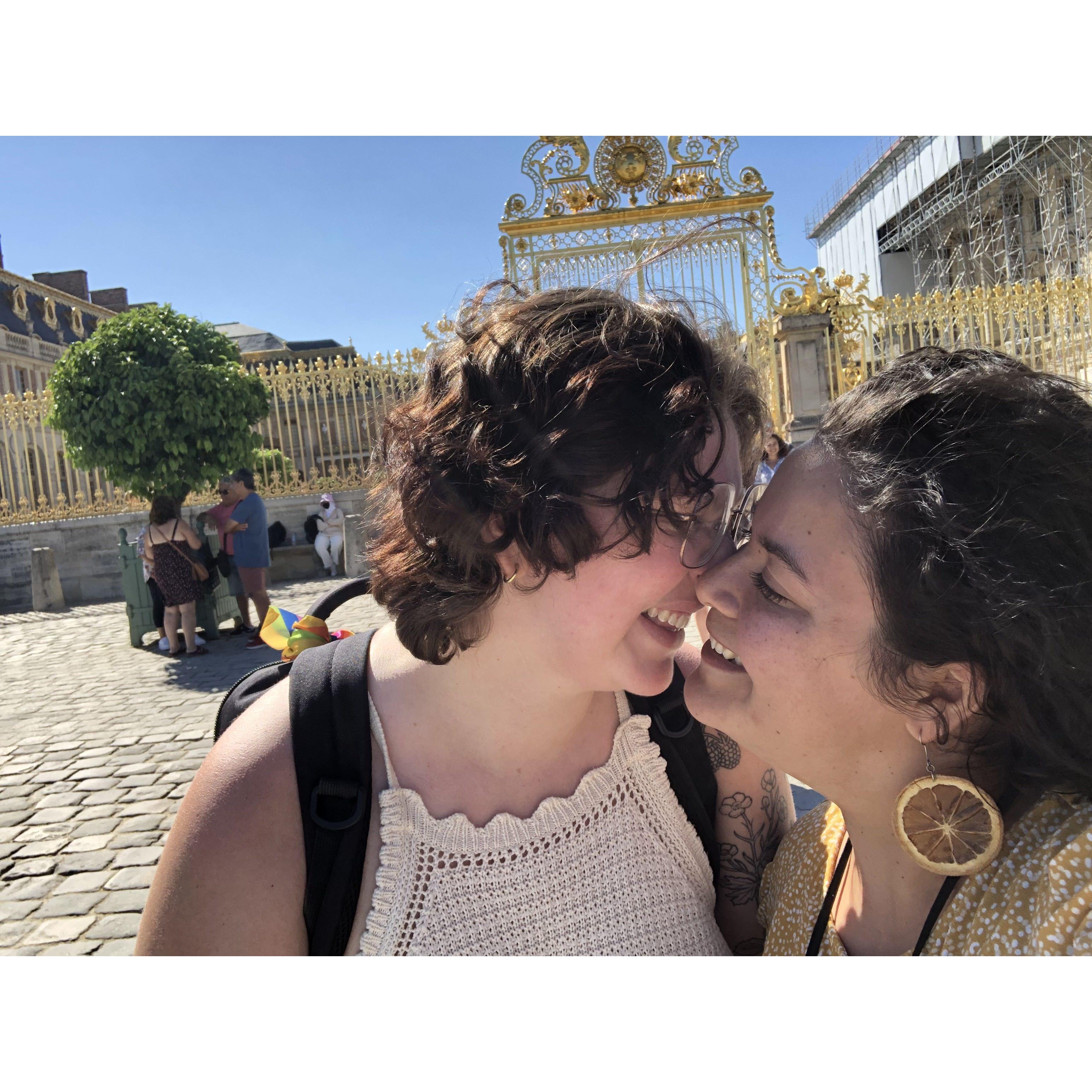 We spent the whole day as the most stereotypical tourists wandering Avignon taking silly pictures and eating lots of chocolate croissants