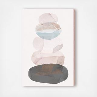 Pebble Stack Canvas Art