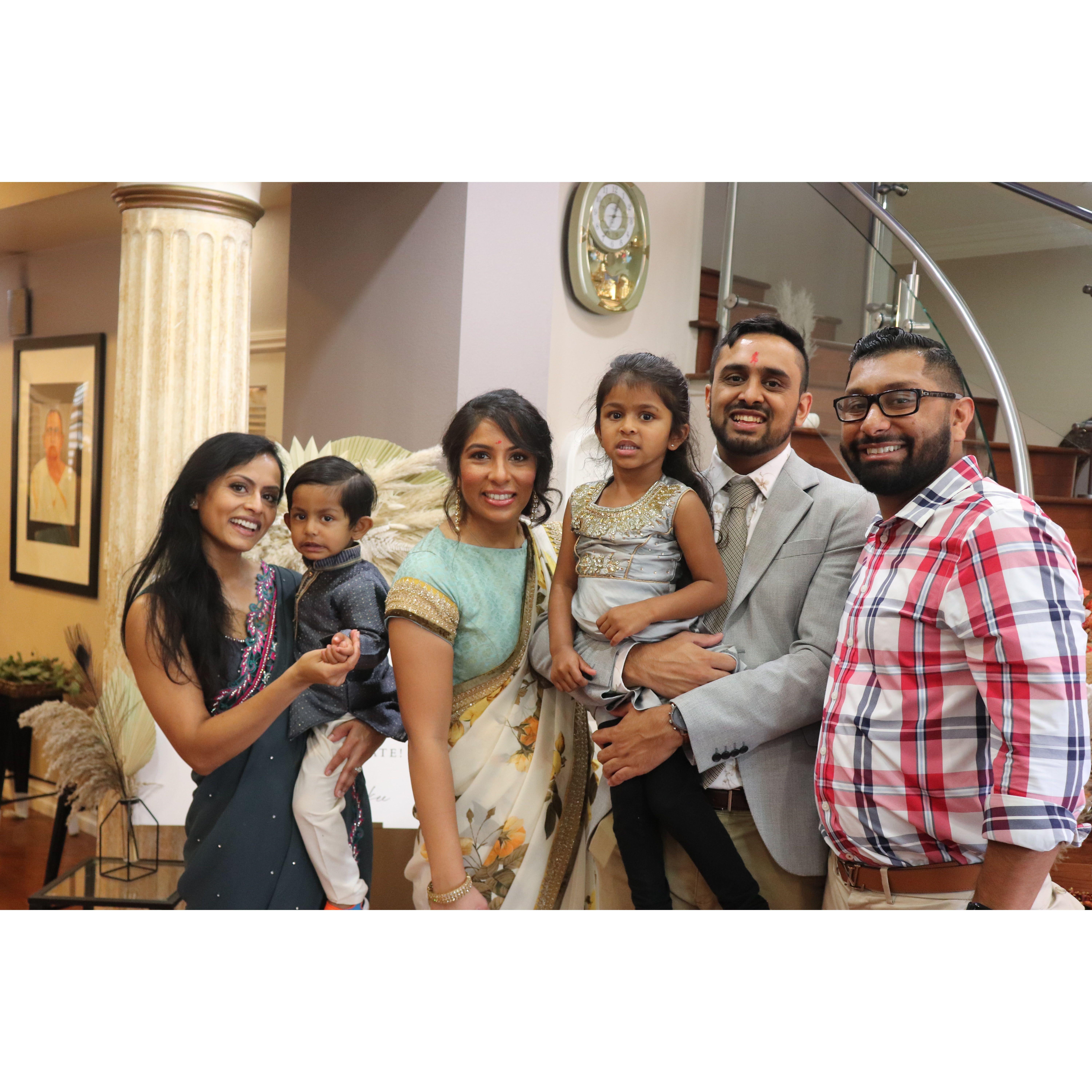 Rajiv's big little sister and amazing family <3