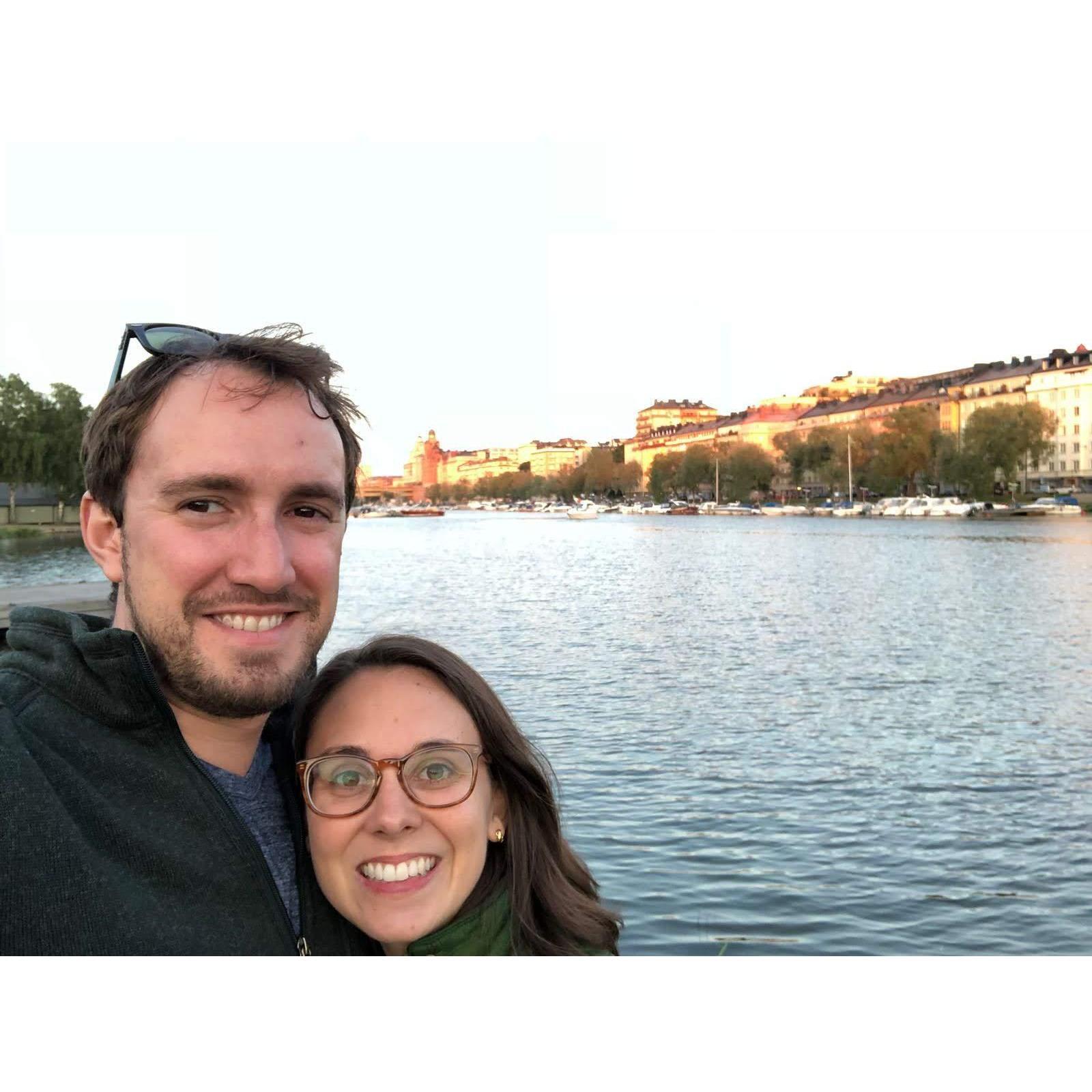 Our first night in Stockholm!