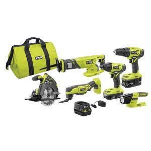 Ryobi ONE+ 6-Piece Power Tool Set