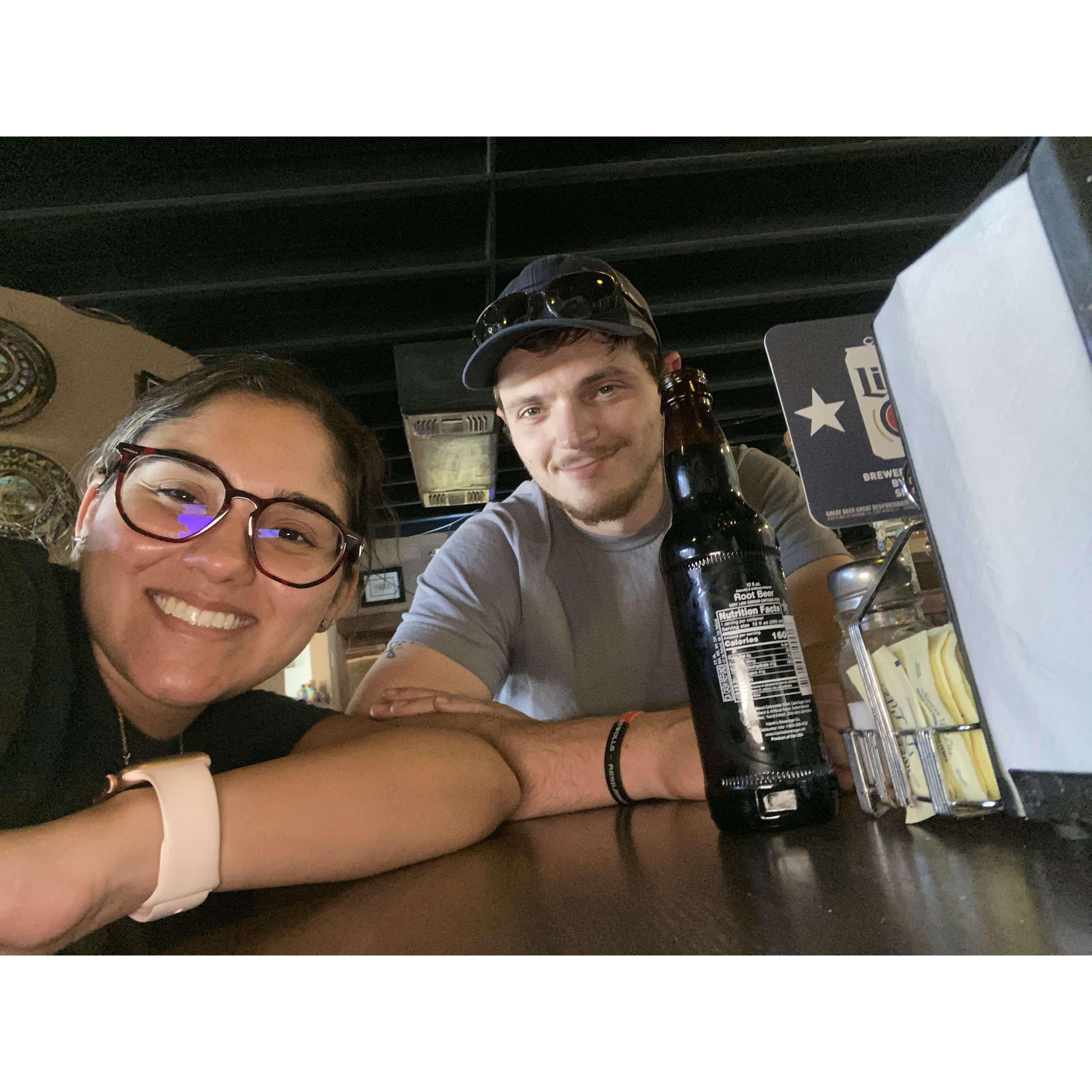 Right after we ate at this restaurant, he proposed to me!
