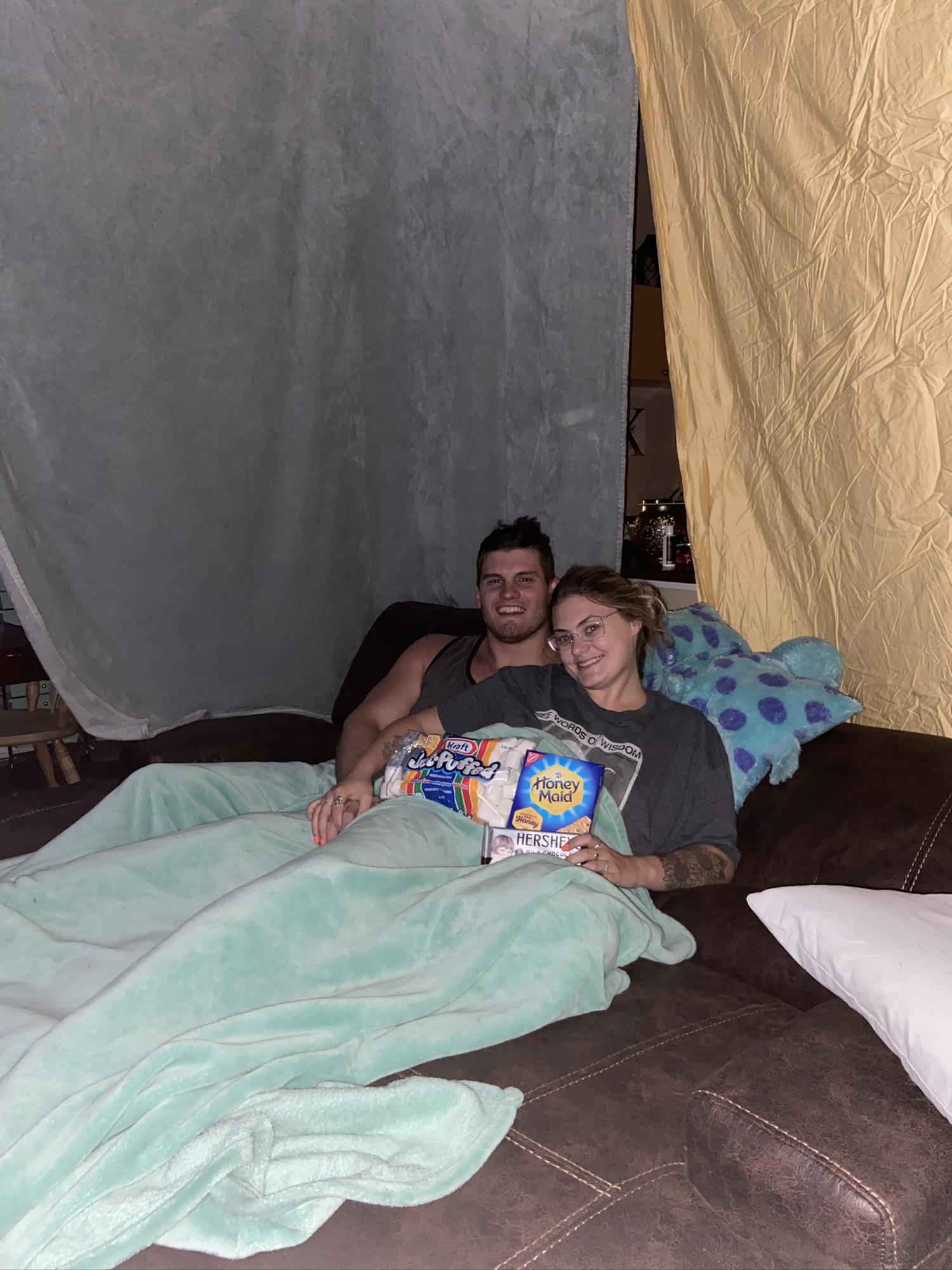 We built a fort