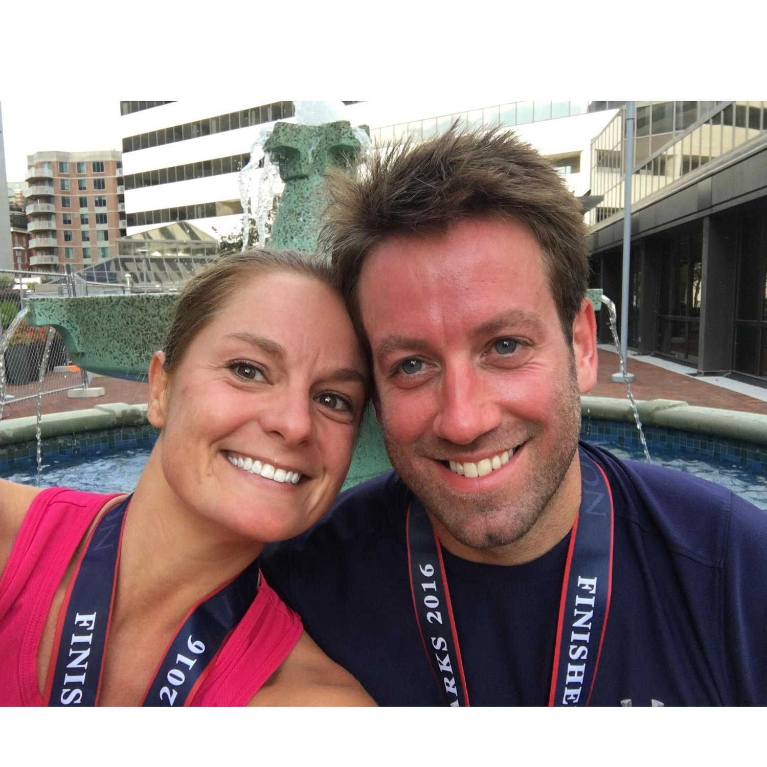 Parks Half Marathon finish!
