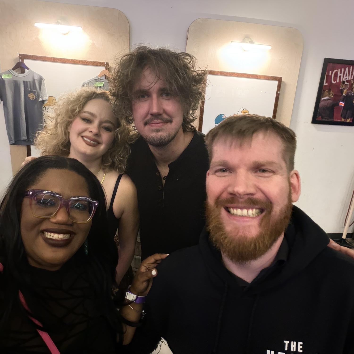 The couple’s 4th time seeing The Heavy Heavy in concert!