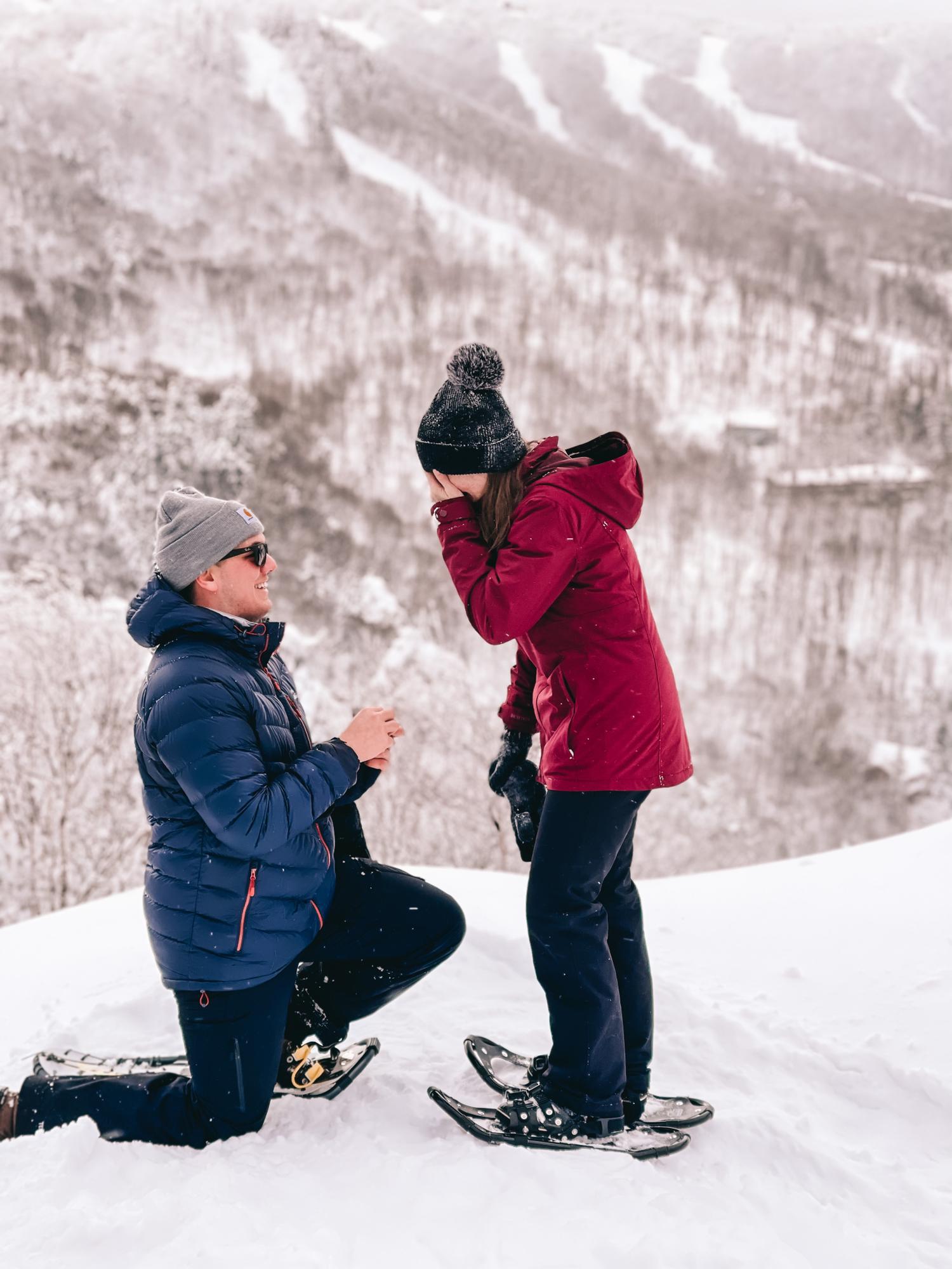 When Dylan proposed overlooking Killington Mountain in Vermont.