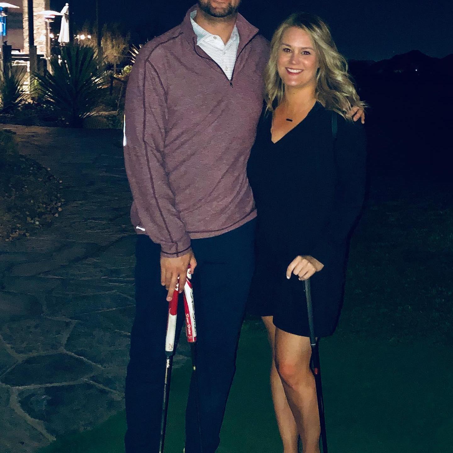 First trip to Scottsdale! Night putting at 7!