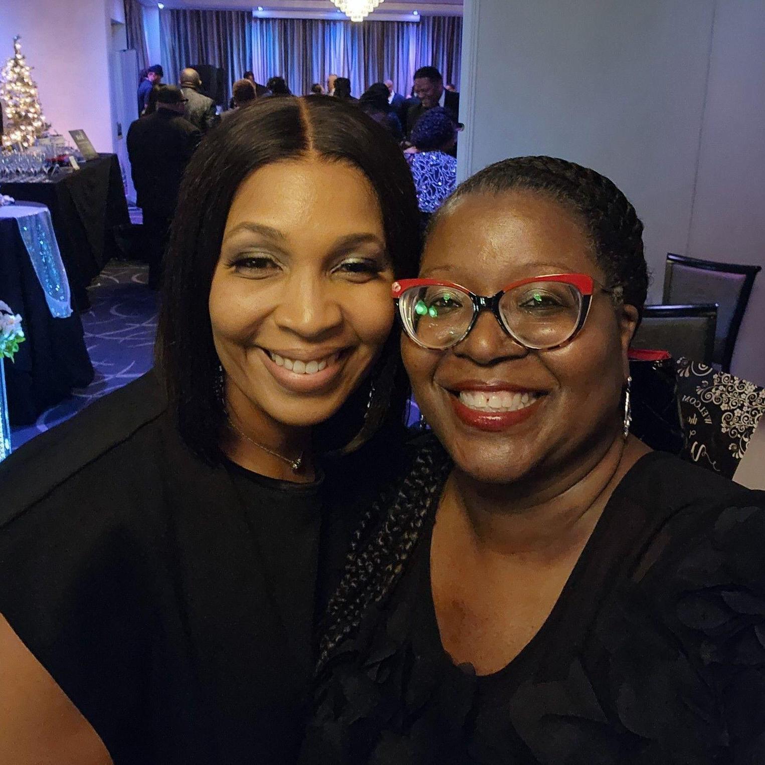 Cousin Nyree and Bride's Girlfriend, Sheryl