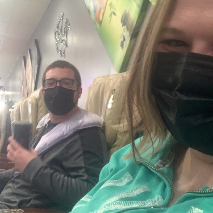 Tyler experienced his first pedicure.