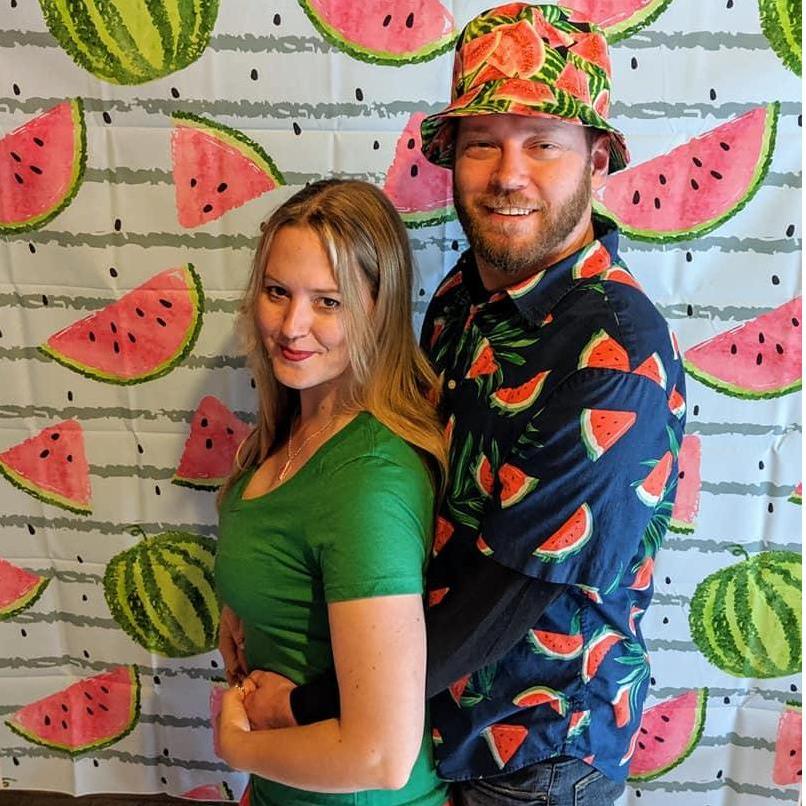 Threw a watermelon party to celebrate the end of summer in September 2019