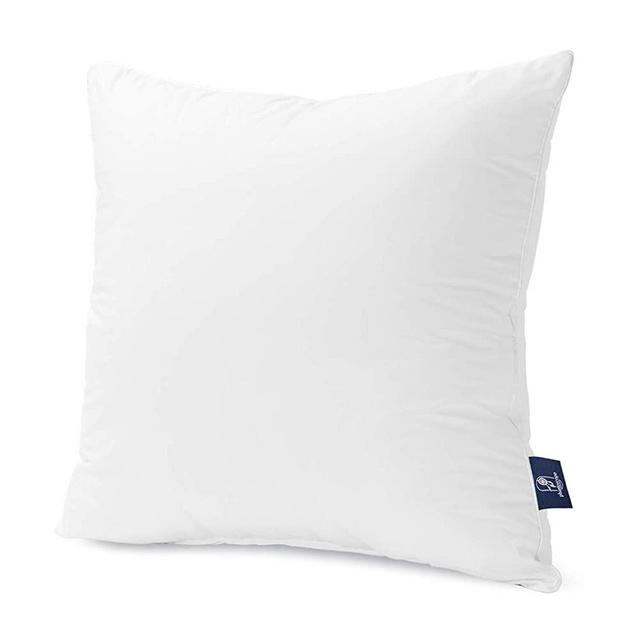 Phantoscope Cotton Fabric Pillow Inserts - 18 x 18 Throw Pillow Insert Square Pillow Form Pillow Stuffer - Decorative Couch Cushion Pillow, 1Pack